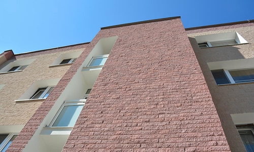 Fotografie realizací fasád pro bytový dům